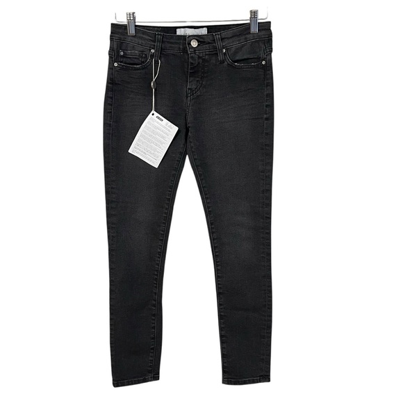 IRO Tessa Low Skinny Jeans Black Grey Wash Size 27 NWT Minimalist Contemporary - Picture 1 of 7